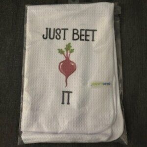 2/$15 or 3/$21 - Just Beet It Kitchen Towel - NWT